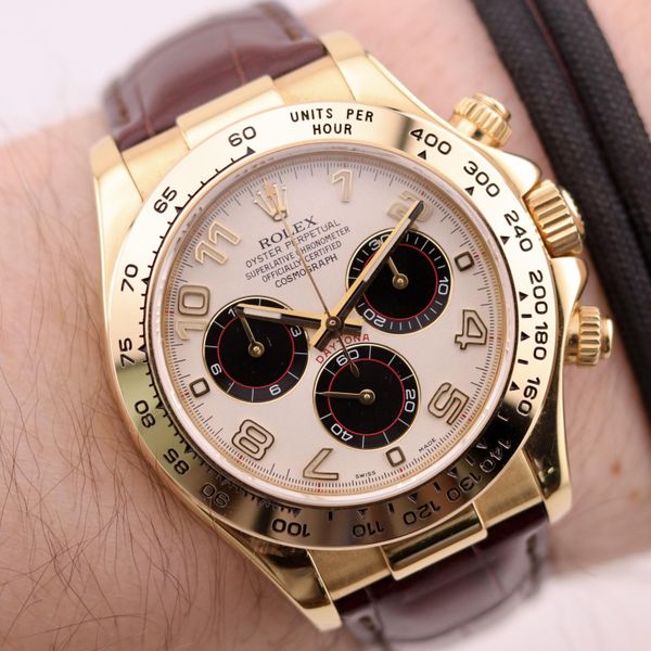[WTS] 2006 Rolex Daytona 116518 18k Yellow Gold Panda Arabi…