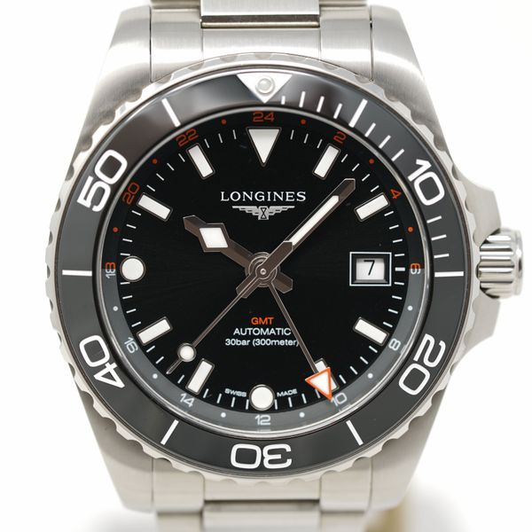 FS: Pre-Owned Longines HydroConquest GMT L3.790.4.56.6