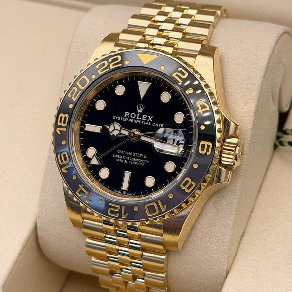 FSOT: Rolex GMT-Master II 40mm 126718GRNR "Zombie" Black Di…