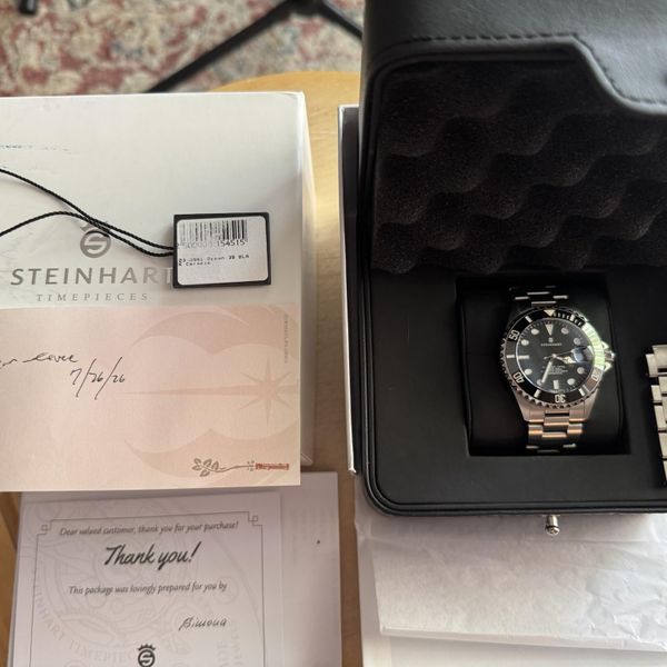 [WTS] Steinhart Ocean One 39 Black with Box (Ref. 103-0981)…