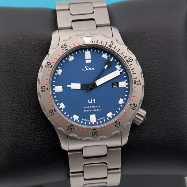 [WTS] Sinn U1-T Blue Dial Fully Tegimented on H-Link Bracel…