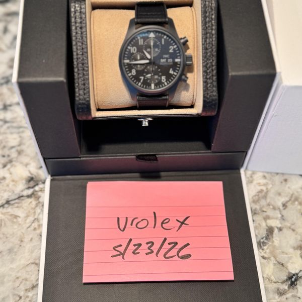 FS: IWC Pilot Ceratanium IW388106