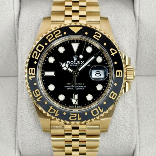 FSOT:2023 Rolex GMT-Master II 40mm 126718GRNR Yellow Gold J…