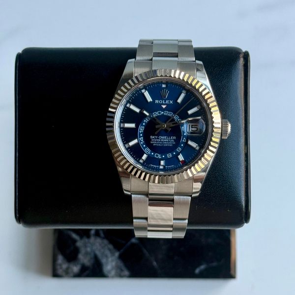 [WTS] Rolex Sky-Dweller 336934 Steel/White Gold Blue Dial -…