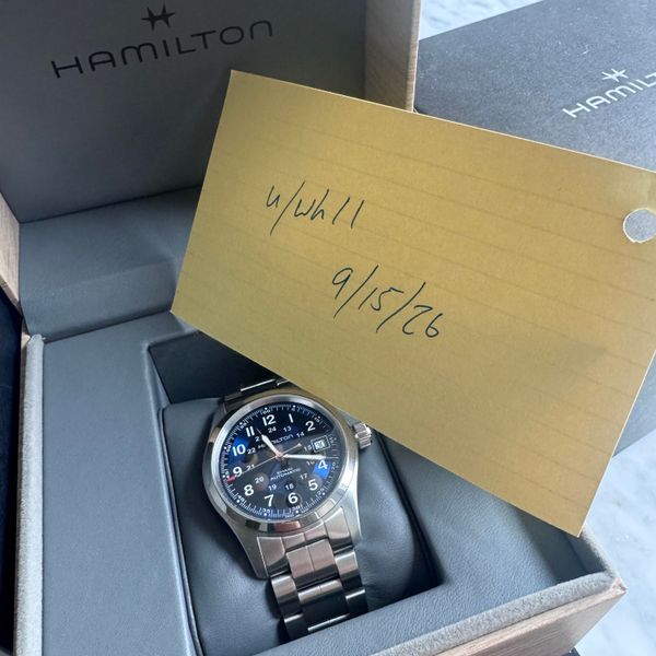 [WTS] Hamilton Khaki Field Auto - Blue 38mm