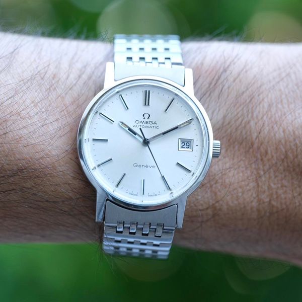 [WTS] Vintage Omega Geneve Automatic Date on Rare Omega Tra…