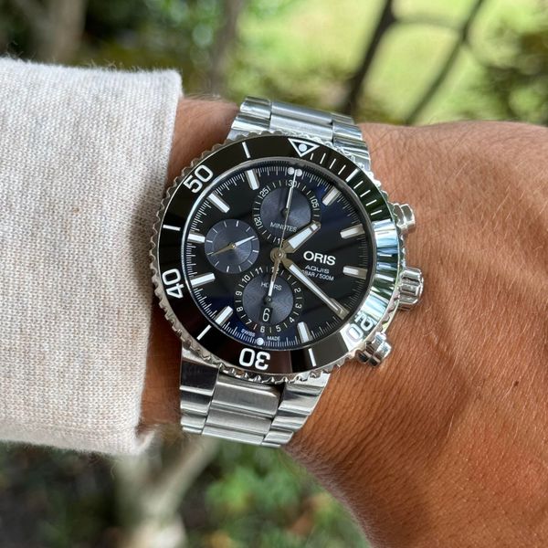 [WTS] Oris Aquis Chronograph 45mm Blue Dial