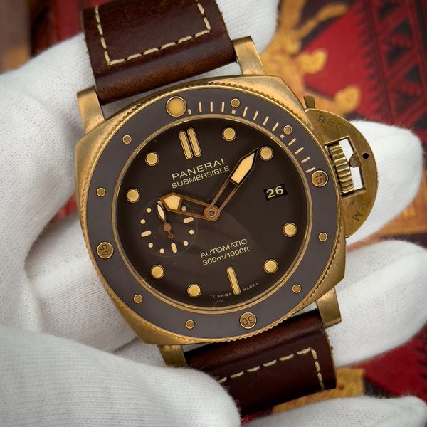 [WTS] Panerai Luminor Submersible Bronzo 47mm Bronze Brown …