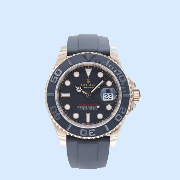 Rolex Yacht-Master 40 Black Dial on Rubber 126655 Papers 20…
