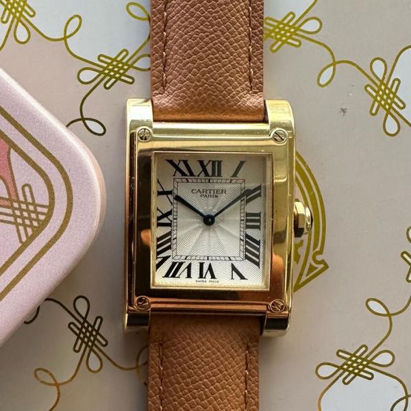 FS: Cartier Tank a Vis 18K Yellow Gold 2484 CPCP Collection…