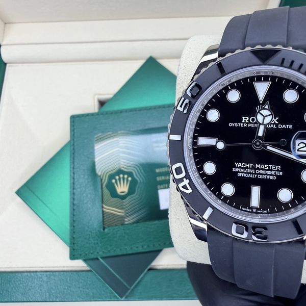 FSOT: MINT Rolex 226659 Yacht-Master 42 White Gold - Full S…
