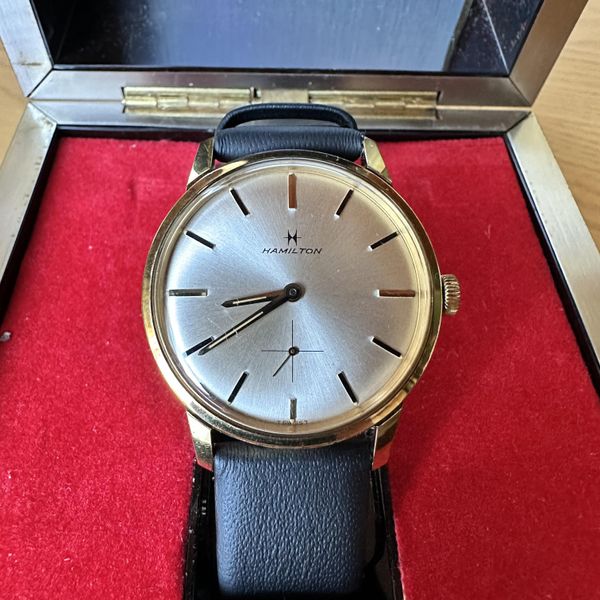 [WTS] 1969 Hamilton Thinline Small Seconds (18K Gold Plated)