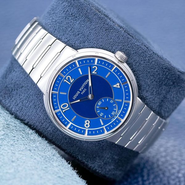 [WTS] Louis Vuitton Tambour W1ST20 Blue Dial 40mm 2024 Trav…