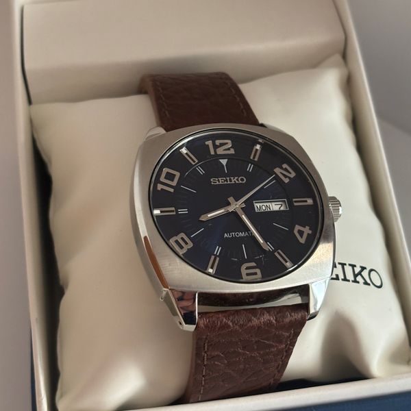 [WTS] Seiko Recraft (SNKN37) –  blue dial, brown leather st…