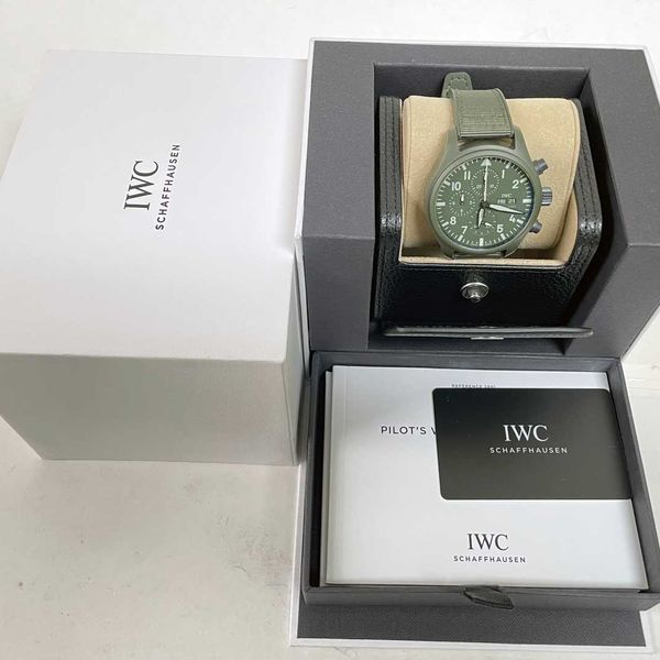 FS: IWC Pilot's Watch Top Gun Woodlands Edition IW389106 BN…