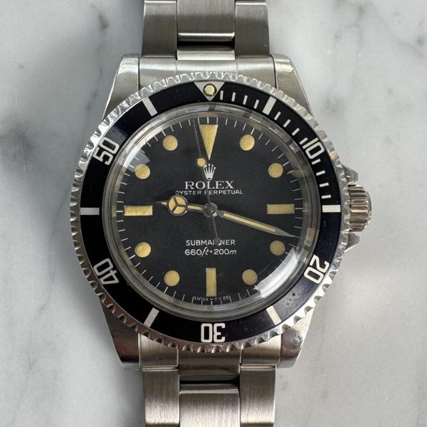 [WTS] Rolex Submariner (No Date) 5513 Maxi Dial Yellow Pati…