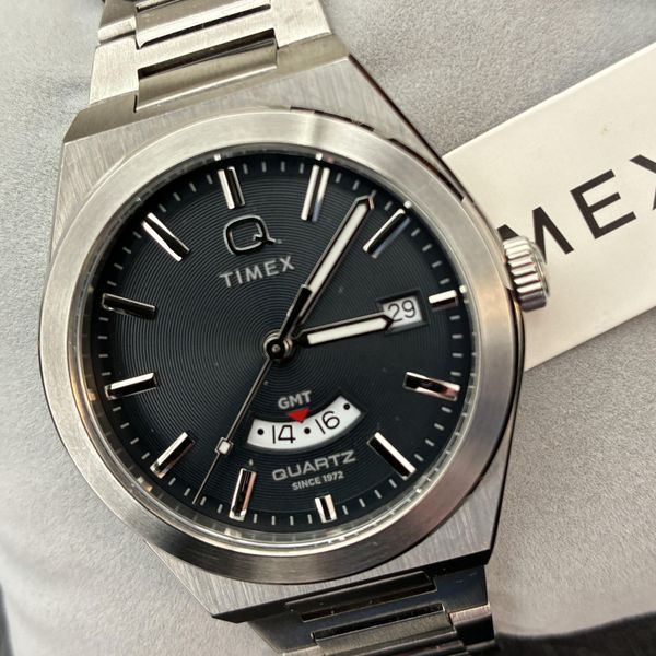 [WTS] Timex Q Continental GMT Quartz Gray Dial Watch