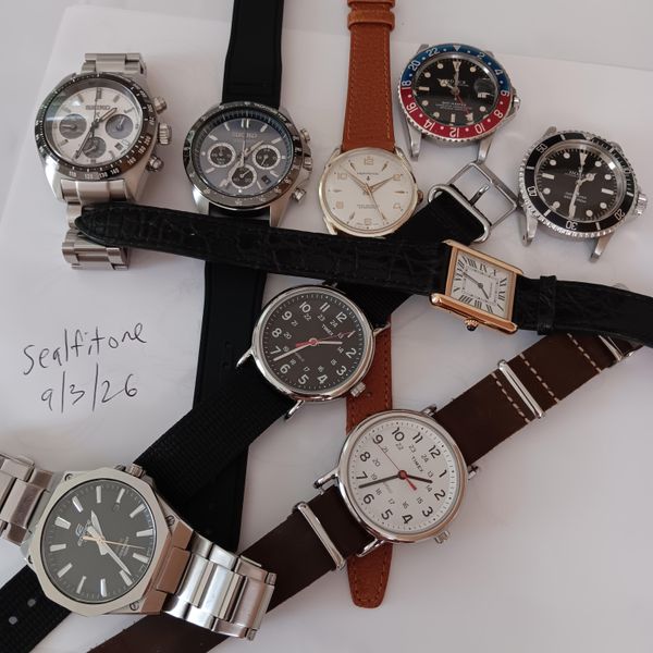 [WTS] Rolex 1675, Cartier Tank, Seiko SSC813, Casio, Timex