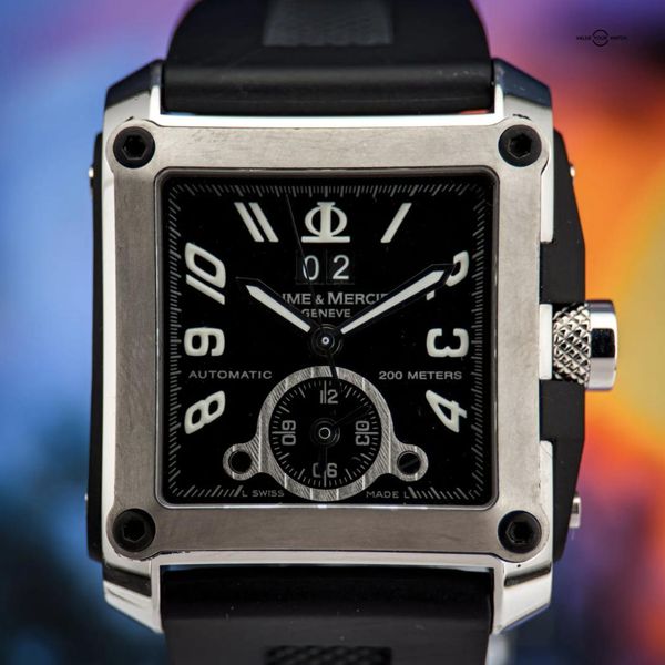 FS: Baume & Mercier Hampton XL Magnum 34MM Black Dial Rubbe…