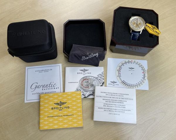 FS: Navitimer Cosmonaute 1987 D 12022, 24h dial, full set