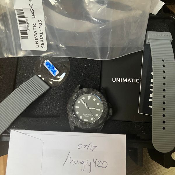 Unimatic x Hodinkee Modello Quattro Carbon U4S-C-H [WTS] $1…