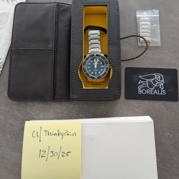 [WTS] Borealis Sea Storm V2 Black Old Radium Lume Dial with…
