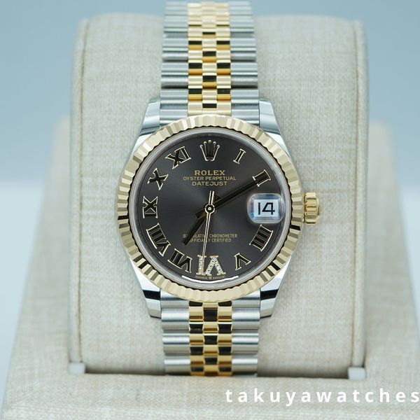 FSOT:BNIB Rolex 278273 DATEJUST 31 GREY VI DIAMOND DIAL JUB…