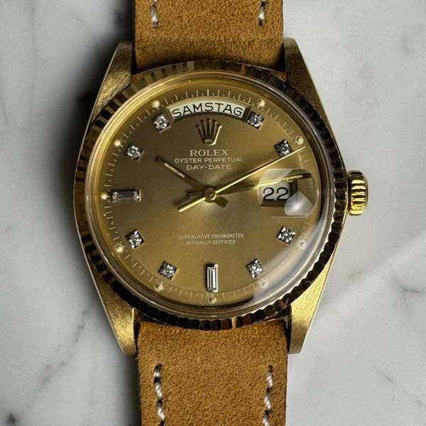 [WTS] Rolex Day-Date 36 1803 OEM Ghost Diamond Dial 1976 Ve…