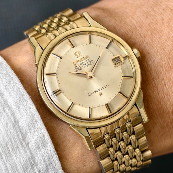 [WTS] 1966 Omega Constellation Pie Pan “Dog Leg” Ref. 168.0…