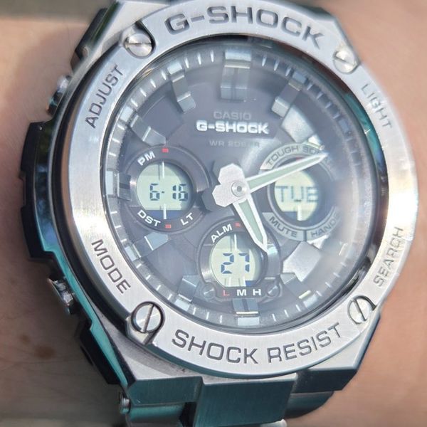 Casio G-Shock G Steel GST S110 Solar Stahlband upgrade