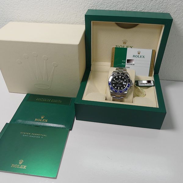 FS Rolex Stainless Steel GMT Master 2 Batman 116710BLNR Ful…