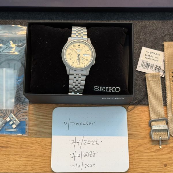[WTS] Seiko SNK803