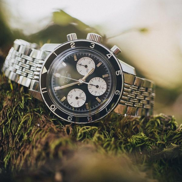 Heuer Autavia 2446C Mk1 - "Hour" Bezel, Original GF Bracelet