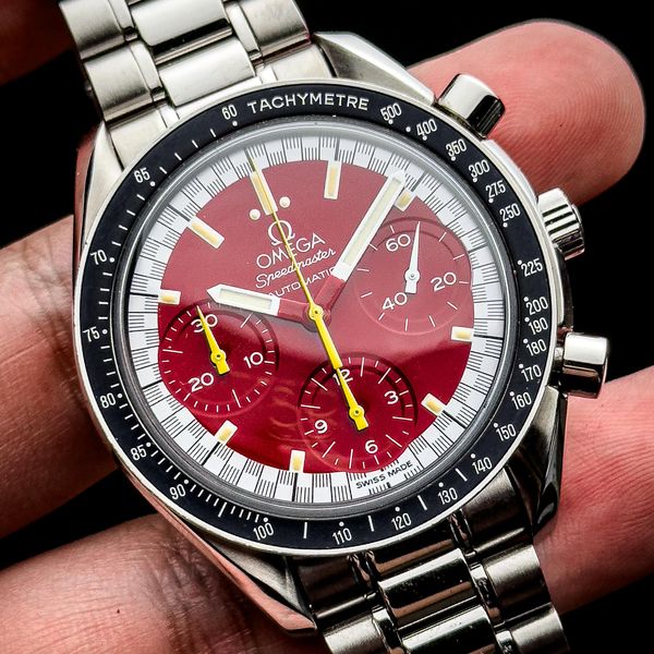 [WTS] 1995 Omega Speedmaster Schumacher Red Lacquered Dial …