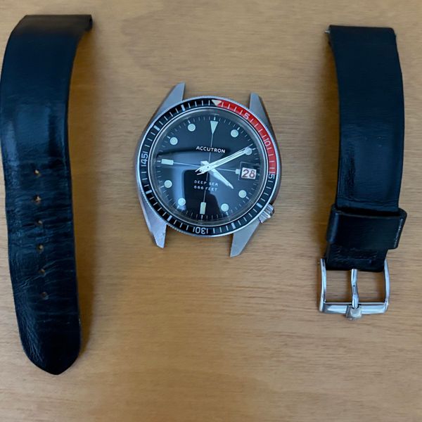 [WTS] 1970 Accutron Deep Sea w/Accutron strap and buckle (r…