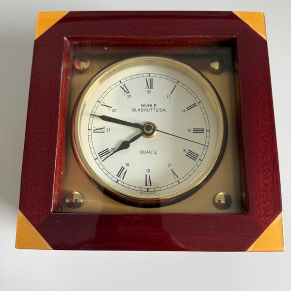Mühle Glashütte Quarz Marinechronometer Schiffsuhr in top Z…