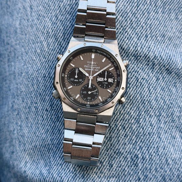[WTS] 1983 Seiko Quartz Chronograph “Royal Oak” Ref. 7A38-7…