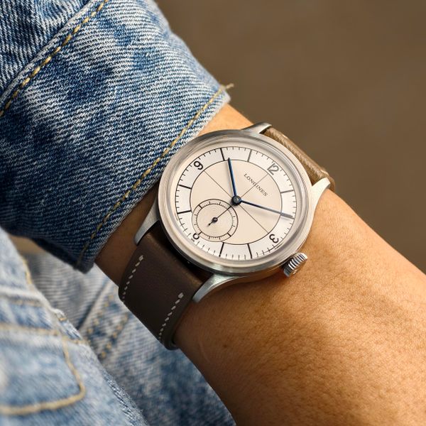 [WTS] Longines Heritage Classic Sector Dial L2.828.4.73.2 3…