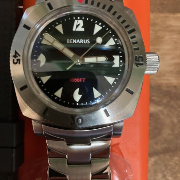 Benarus Moray Vintage 42mm Pac-Man - Full Kit Plus Extra Br…