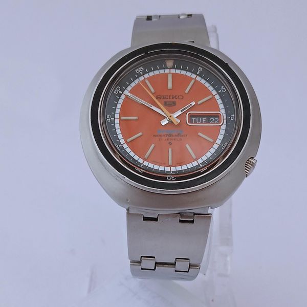 [WTS] [US]Vintage Seiko 5 Sports 6119-6400 UFO Orange Dial …