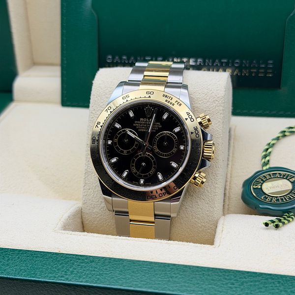 FS: 116503 Rolex Daytona Cosmograph Two Tone Black Dial COM…
