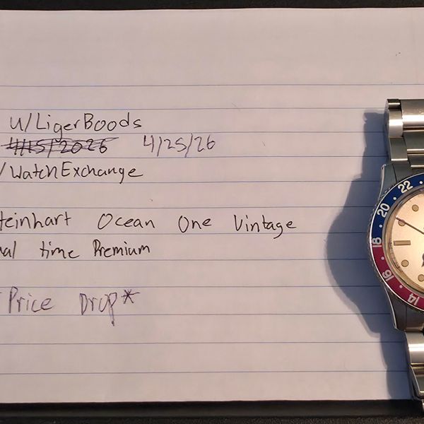[WTS] Steinhart White Pepsi GMT 42mm PRICE DROP
