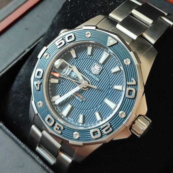 Tag Heuer Aquaracer 500, blau, Automatik