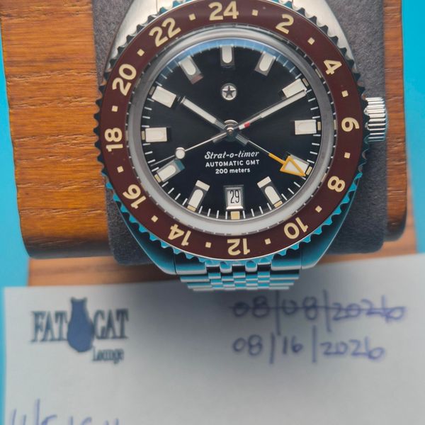 [WTS] Jack Mason Strat-o-timer GMT Expresso - Ceramic Bezel
