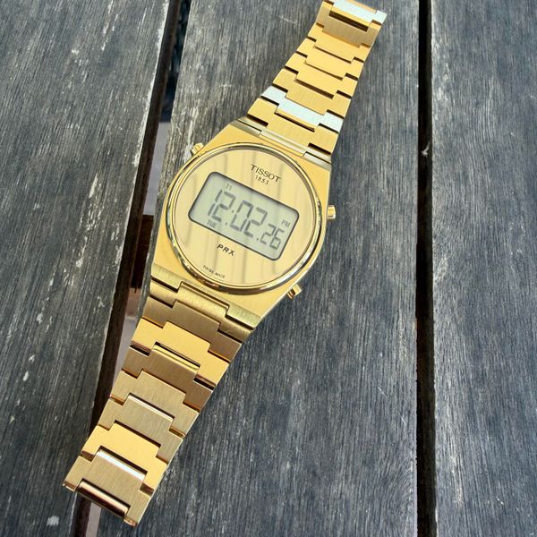 [WTS] Tissot PRX Digital, gold tone 35mm