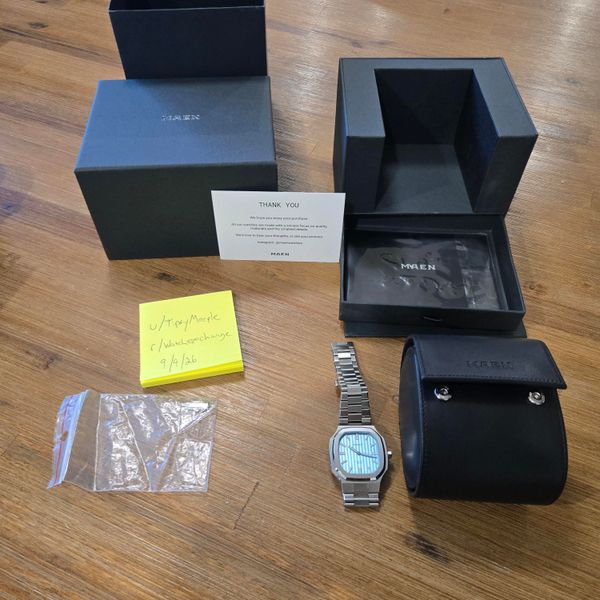 [WTS] Maen Manhatten 39 Ultra Thin M4.1.3 full set 1k