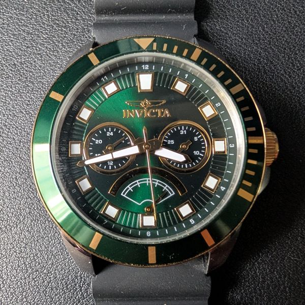 [WTS] Invicta Pro Diver Chronograph Green Dial (Ref. 46931)…