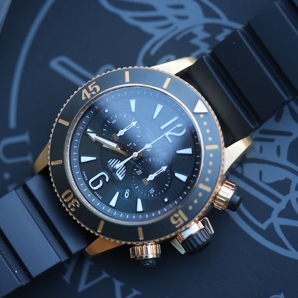 FS:  Jaeger-LeCoultre GOLD  Master Compressor Diving Chrono…