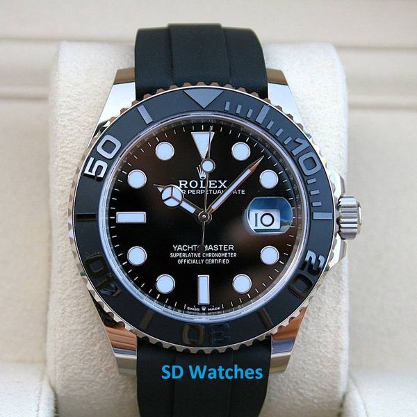 FS: Rolex 226659 YACHTMASTER 42MM WATCH WHITE GOLD OYSTERFL…