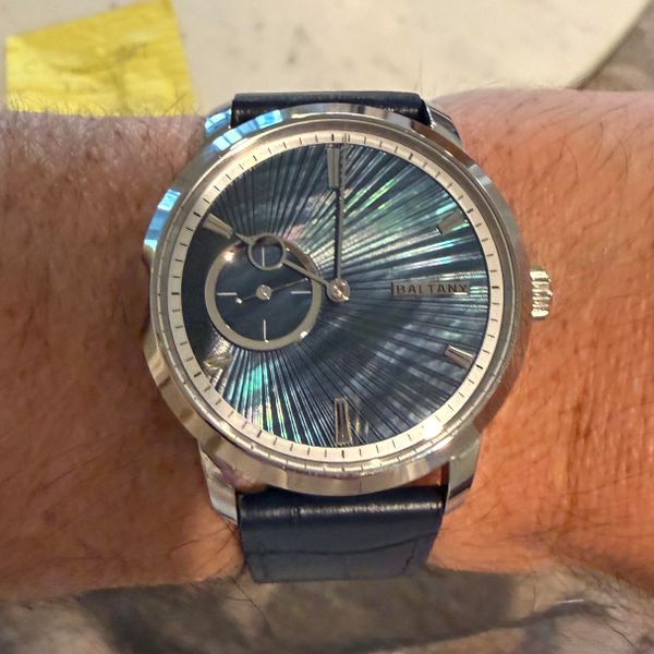 [WTS] Baltany S4128 Blue MOP Micro-Rotor Automatic — LNIB